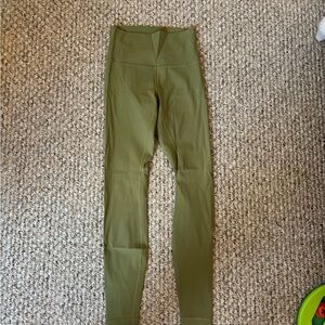Lululemon Athletica Olive Green Leggings
